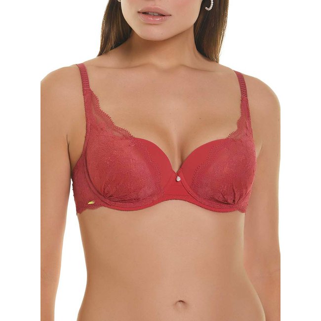 Soutien-gorge préformé Jolie rouge <span itemprop=