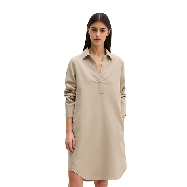 Robe chemisier relaxed en mélange de coton organique, de lyocell et de lin - MARC O'POLO