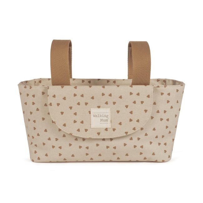 Sac à poussette cannelle, écru <span itemprop=