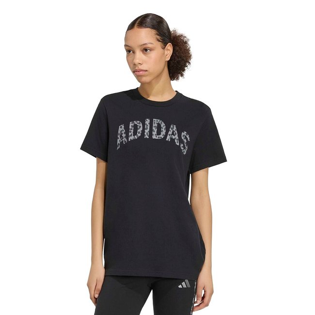 T-shirt manches courtes imprimé léopard - ADIDAS SPORTSWEAR