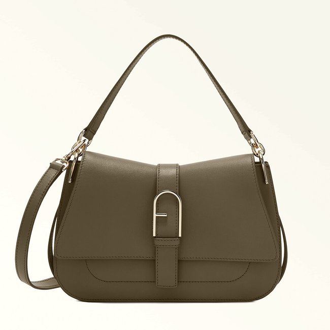 Umhängetasche M Flow aus Leder - FURLA