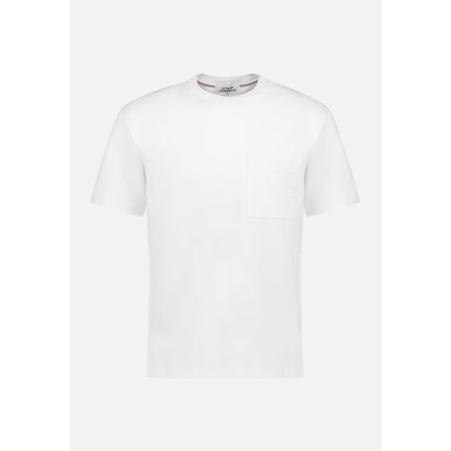 T-shirt manches courtes avec poche blanc <span itemprop=