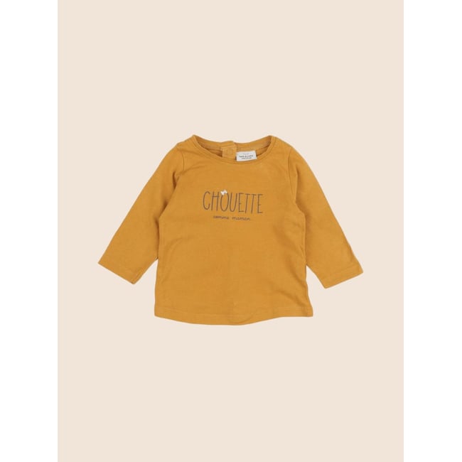 Tee-shirt - Très bon état marron <span itemprop=