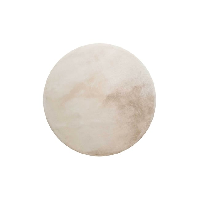 Tapis salon très douillet en microfibre ,  VITA Couleur beige crème <span itemprop=