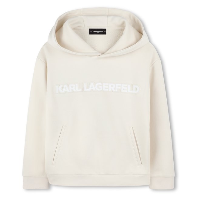Sweat-shirt à capuche milk <span itemprop=