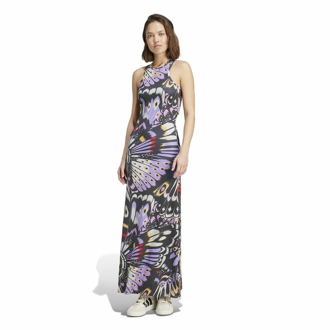 Farm Rio printed dress, multi-coloured, ADIDAS SPORTSWEAR