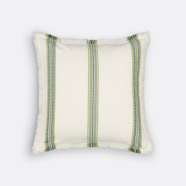 Housse de coussin rayée XL, Sereco rayé <span itemprop=