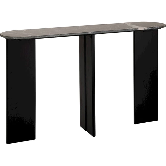 Console en pierre Couleur noir marbré <span itemprop=