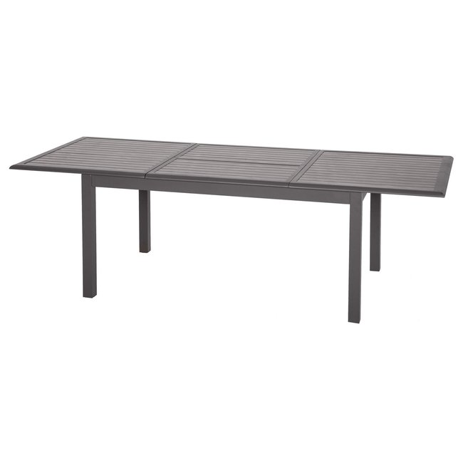 Table de jardin extensible Azua - 10 Personnes marron <span itemprop=