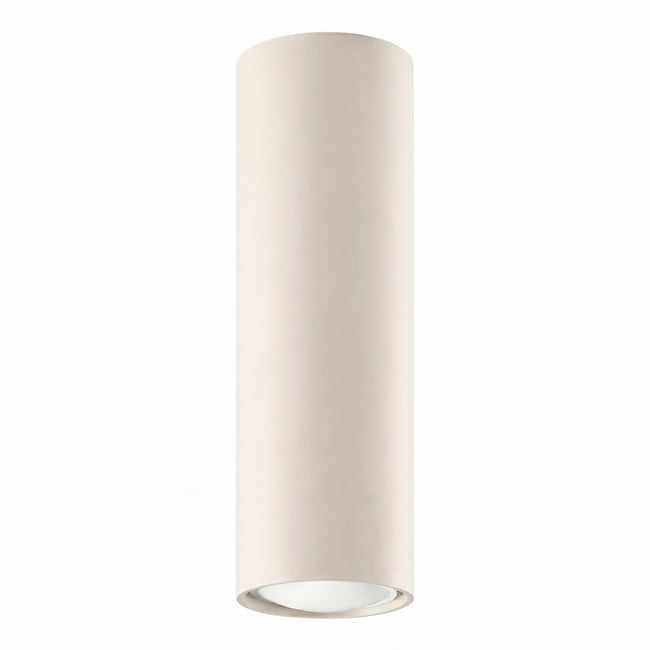 Plafonnier Acier Beige GU10 1 LAGOS Couleur beige <span itemprop=