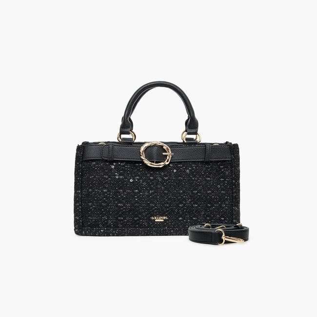 Sac shopper  Toundra noir,doré <span itemprop=