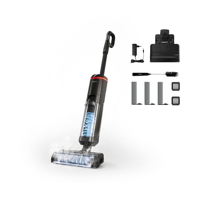 Aspirateur laveur RollySteam WD40C sans fil avec fonction vapeur - POLTI