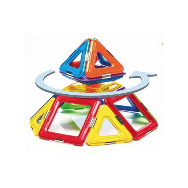 GEOSMART Starter Set, formes magnetiques bleu <span itemprop=