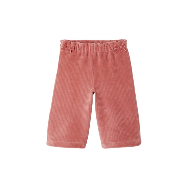 Pantalon large vieux rose <span itemprop=