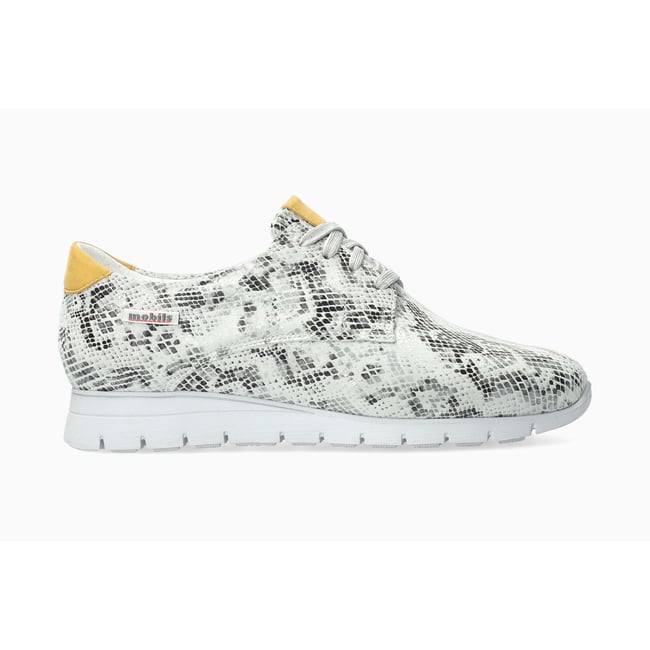 Derbies en cuir DALYNA gris p5133498 <span itemprop=