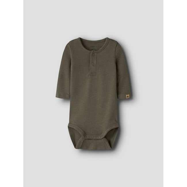 Barboteuse vert - olive night1 <span itemprop=