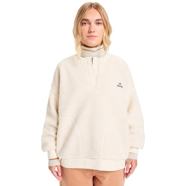 Polaire en sherpa BARRANCO blanc snow white <span itemprop=