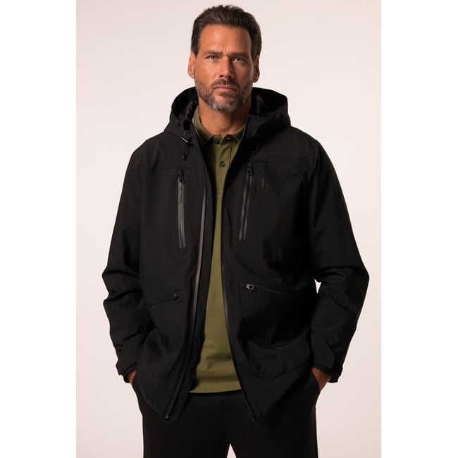 Veste technique « colour block » noir <span itemprop=