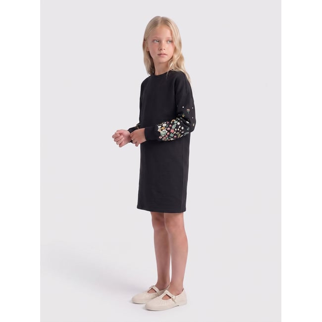 Robe Molletonnée noire - black <span itemprop=
