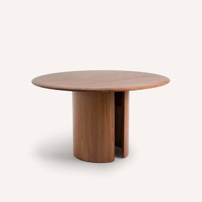 Tisch Sculpta, rund, Nussbaum nussholz <span itemprop=
