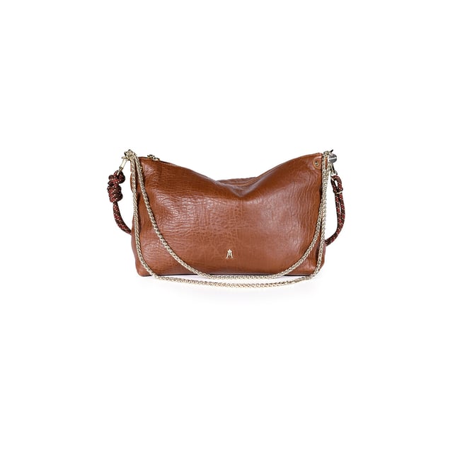 Sac en cuir, MALLOW camel <span itemprop=