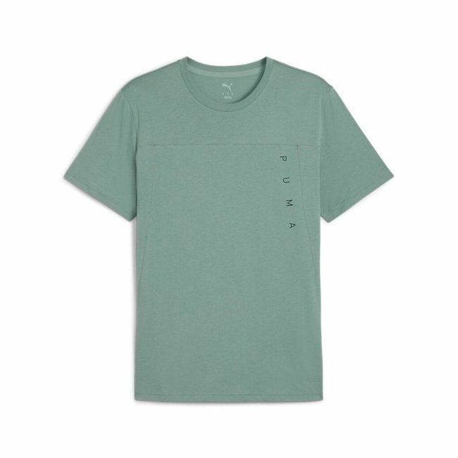 T-shirt de mangas curtas verde-água <span itemprop=