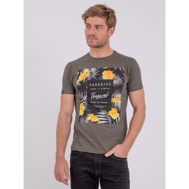 T-shirt Manches Courtes Col Rond Pur Coton Noctavio - RITCHIE