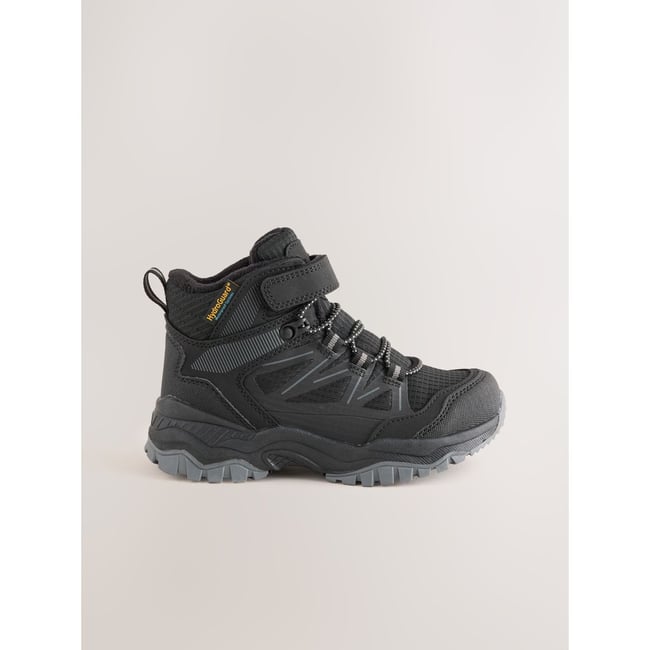 Bottines de marche imperméables noir <span itemprop=