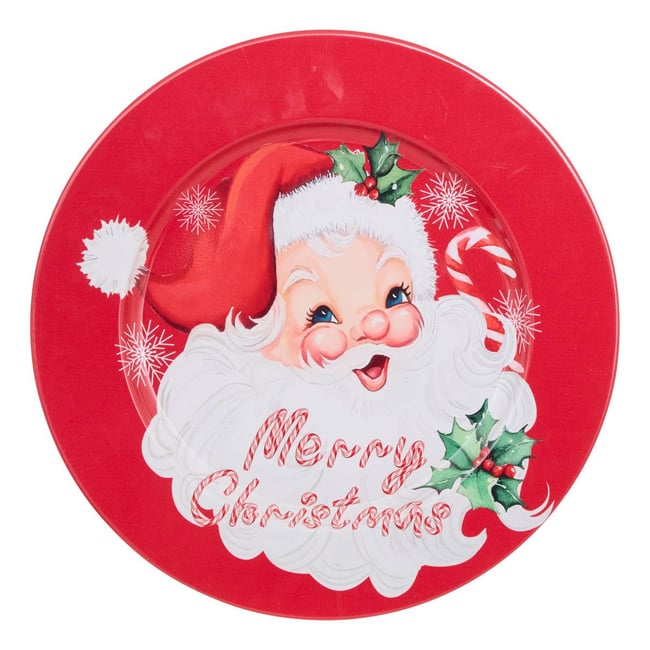 ASSIETTE PRES NOEL METAL - ATMOSPHERA