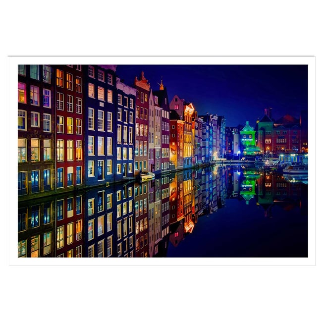 Affiche Fenêtre d'Amsterdam - HEXOA