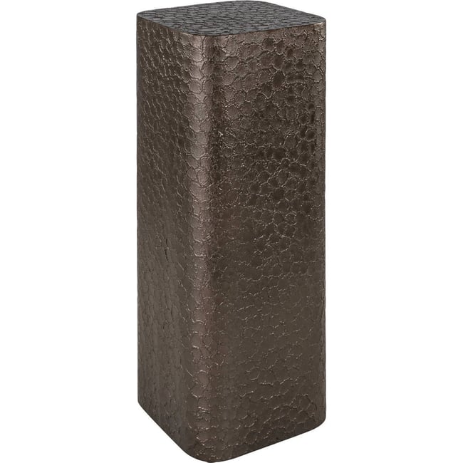 Colonne décorative texturée en métal Couleur brunzae <span itemprop=