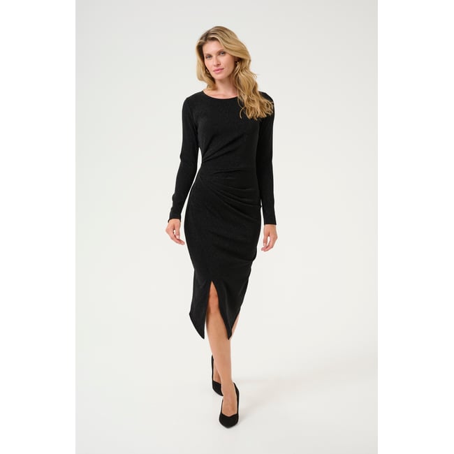 Robe noir black shimmer <span itemprop=