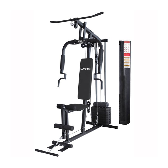 Presse de musculation multifonction - CARE - GYM48 noir <span itemprop=