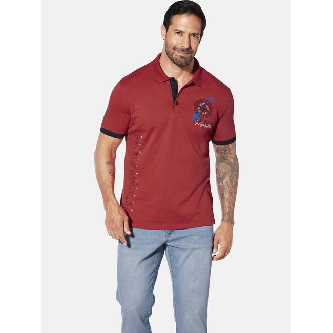 Polo ARKHOLM rouge <span itemprop=