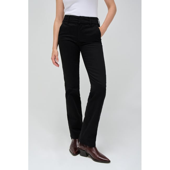 SECRET CHINO PUSH IN DROIT noir <span itemprop=