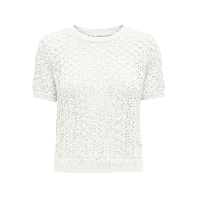 Pull col rond manches courtes - ONLY