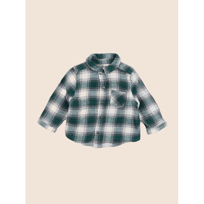 Chemise - Très bon état vert <span itemprop=