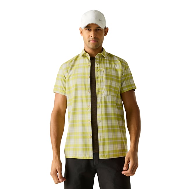 Chemise de voyage manches courtes motif/style à carreaux - REGATTA