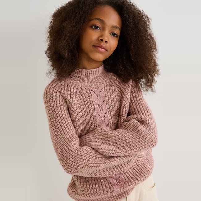 Pull brillant rosee <span itemprop=