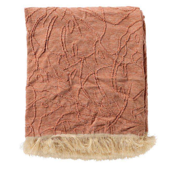 Plaid Maybel - Rose, 140x180 cm muted clay <span itemprop=