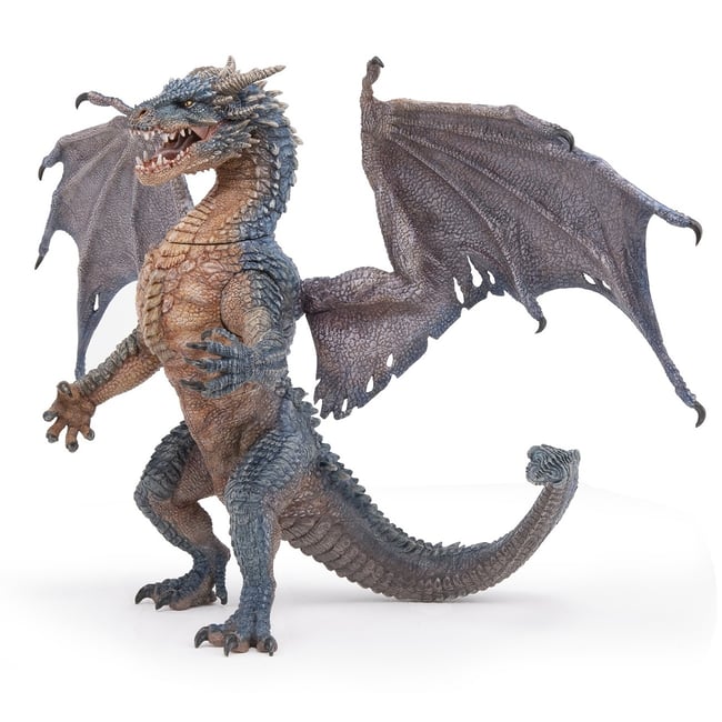 Figurine Le Dragon Roi marron <span itemprop=