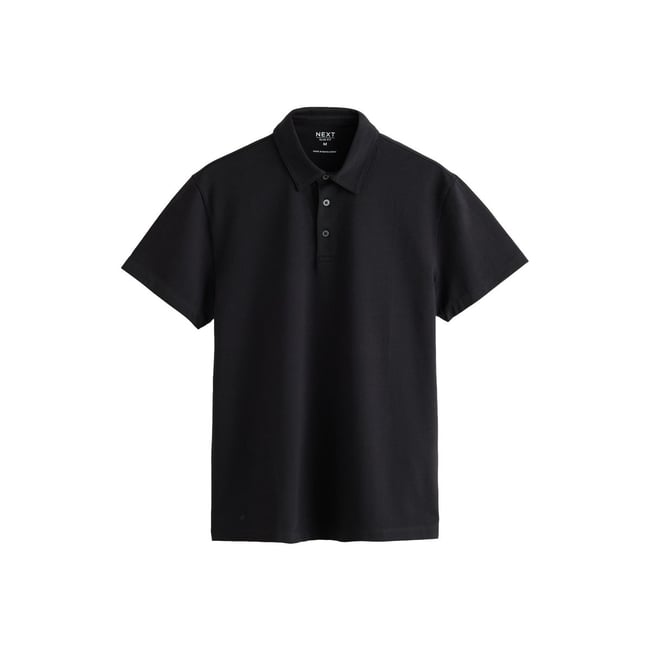 Polo à manches courtes motionflex noir <span itemprop=