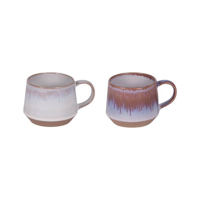 Coffret de 2 mugs Fuji 35 cl - FUJI Couleur multicolore <span itemprop=