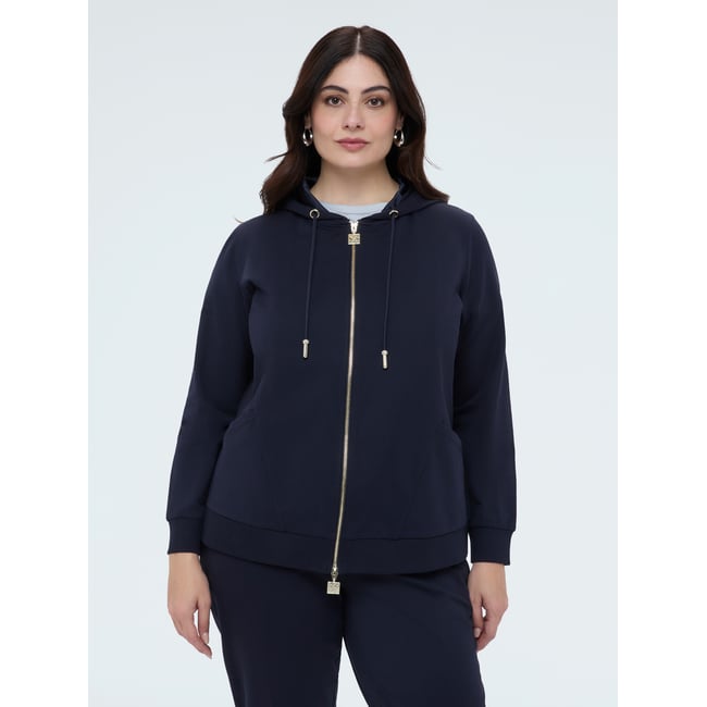 Sweat à capuche zippé - FIORELLA RUBINO