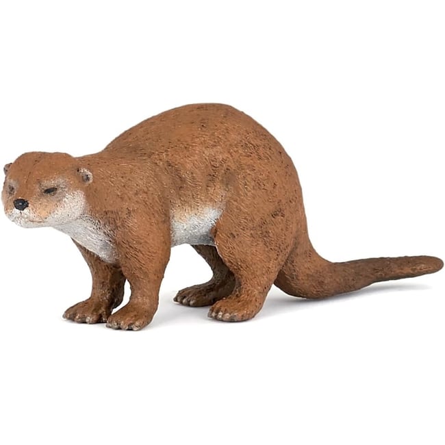 Figurine Loutre marron <span itemprop=