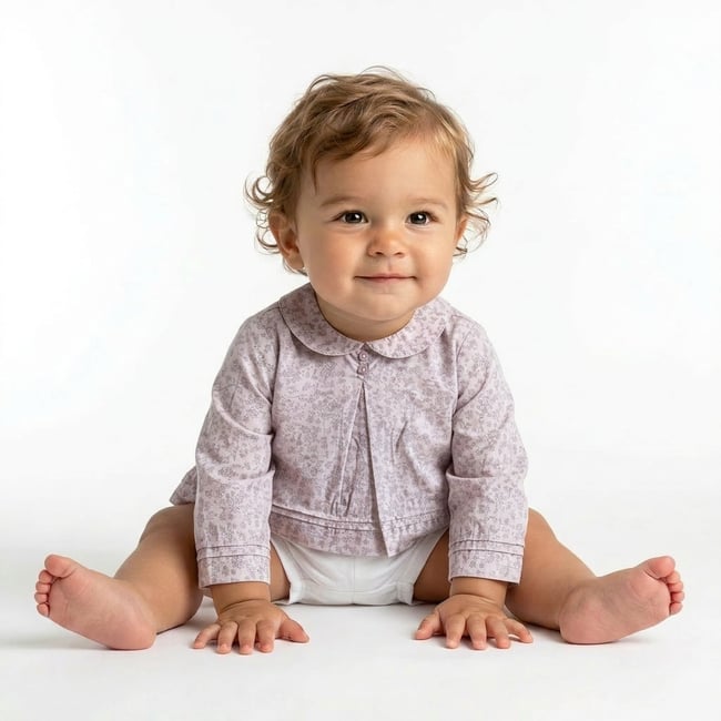 Blouse bébé - Très bon état rose <span itemprop=