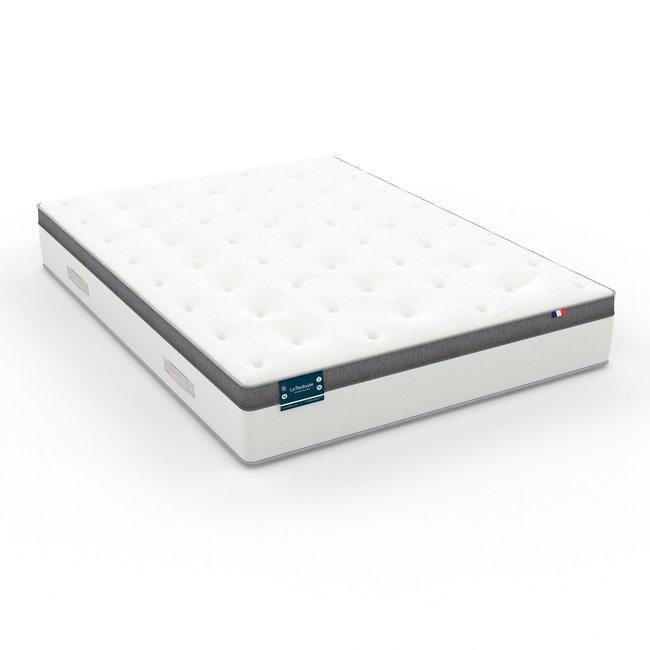 Matras in latex en traagschuim 26 cm, 5 zones <span itemprop=
