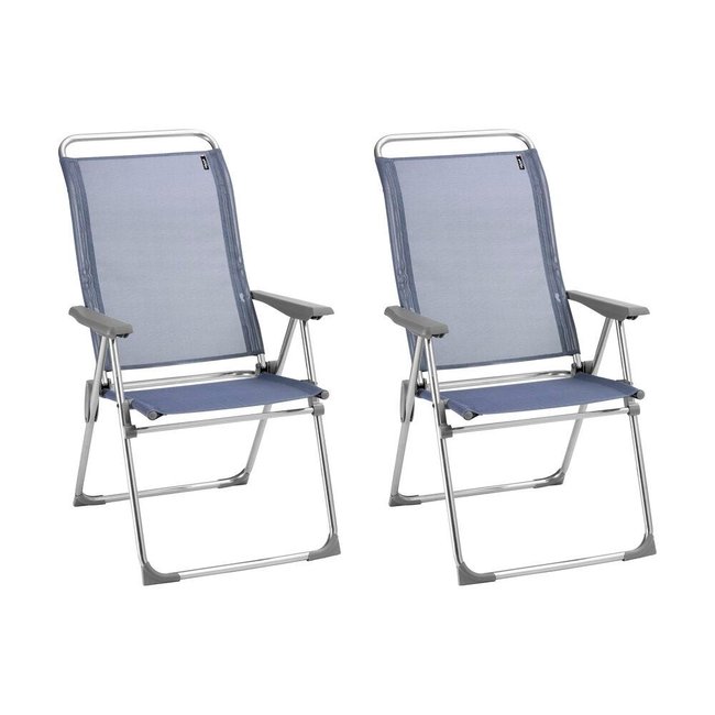 Lot de 2 fauteuils pliants - ALU CHAM - LAFUMA MOBILIER