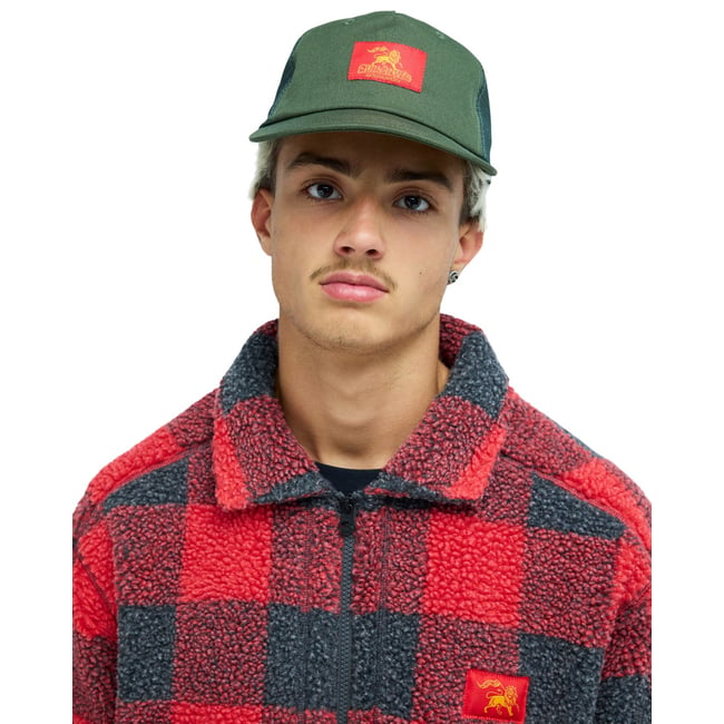 Casquette déstructurée BOB MARLEY DRIFTER vert grape leaf <span itemprop=