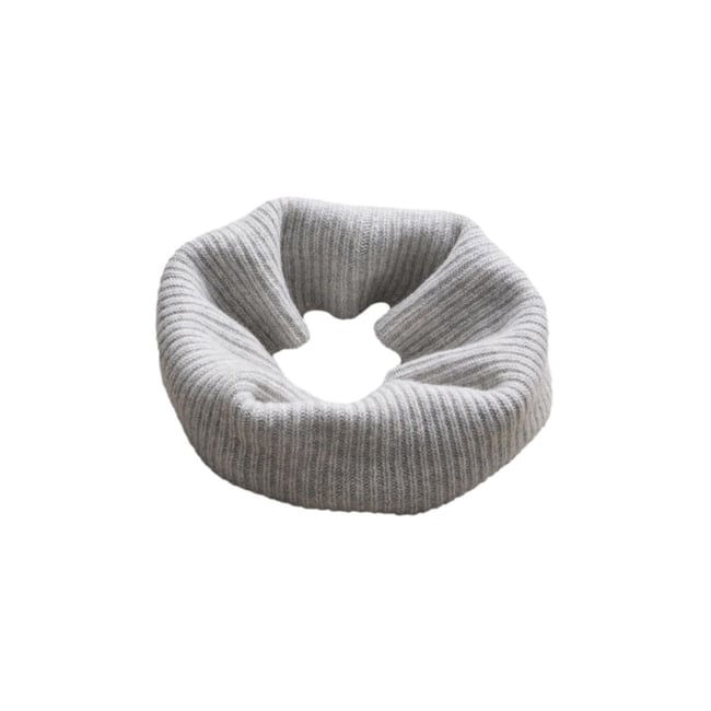 Snood en cachemire n. premium gris <span itemprop=